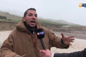 المدية: إرتفاع منسوب مياه واد سغوان وإنهيار الطريق يزيد من عزلة سكان قرية العلالمة