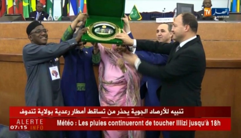 الإتحاد الإفريقي يكرم رئيس الجمهورية عبد العزيز بوتفليقة