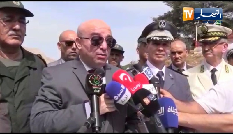 وزير الداخلية في زيارة تفقدية إلى ولاية البويرة