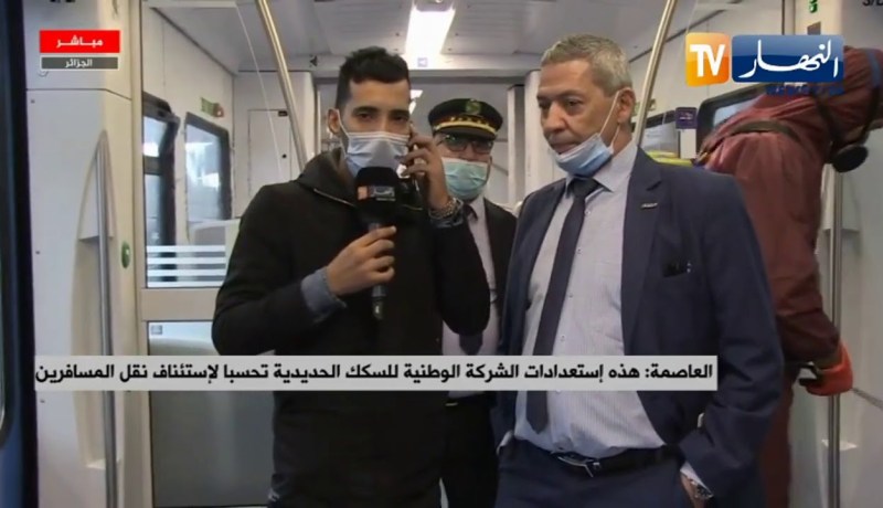 النهار ترافق أخر التحضيرات للشركة الوطني للنقل باسكك الحديدية داخل القطارات تحسبا لإستئنافها