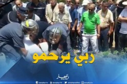 شاهد جنازة مصطفى تونسي شقيق العقيد الراحل علي تونسي بمقبرة العالية