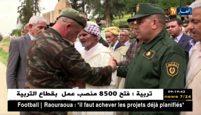 غليزان: تشييع جثمان شهيد الواجب الوطني جيلالي بورهومي ببلدية زمورة