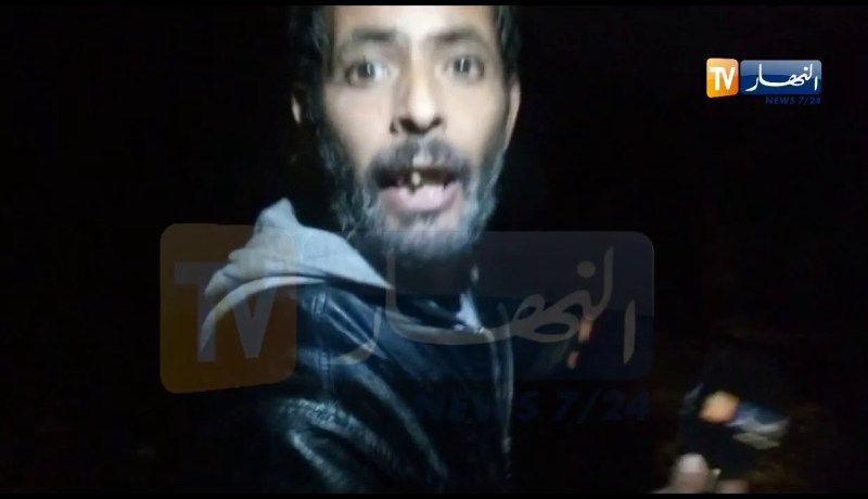 تيزي وزو: سيول تجرف منطقة حروزة المنصب فيها واد ارجوانة