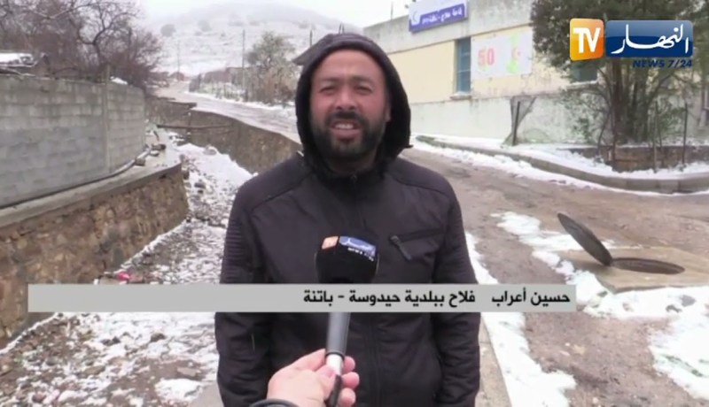 باتنة: ثلوج مارس .. الفلاحون يستبشرون خيرا وأصحاب المركبات يعانون