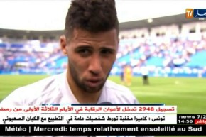اللاعب الجزائري تايدر ينهزم أمام زلاتان إبراهيموفيتش