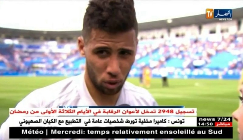 اللاعب الجزائري تايدر ينهزم أمام زلاتان إبراهيموفيتش
