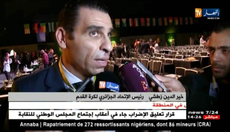 زطشي:  دعم الجزائر للأشقاء في المغرب لإحتضان مونديال 2026