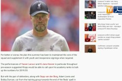 مدرب ليفربول يورغن كلوب يقرر الإحتفاظ بلعروسي وعدم ضم ظهير أيسر