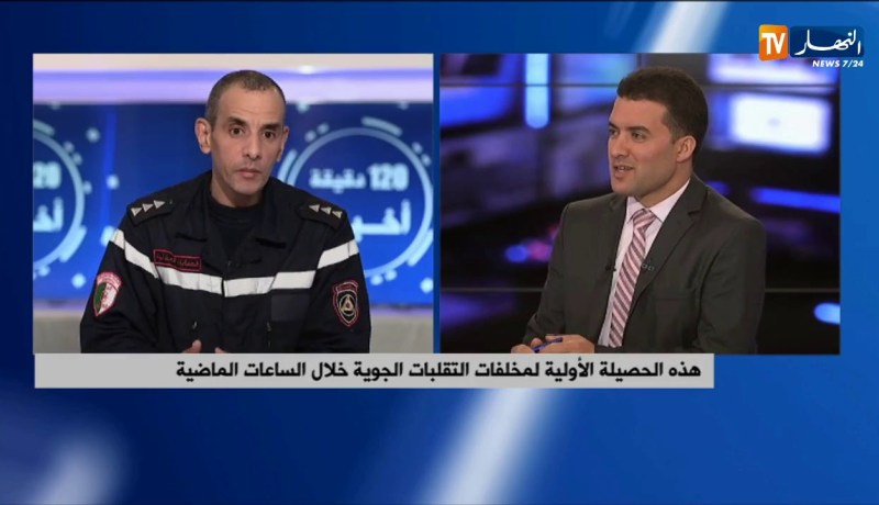 هذه الحصيلة الأولية لمخلفات التقلبات الجوية خلال الساعات الماضية