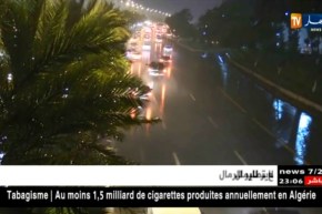 تساقط للأمطارشهدته أغلب مناطق العاصمة