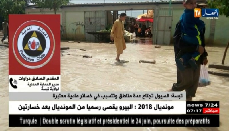 مديرالحماية المدنية ـ تبسة : ” الفيضان تسبب في خسائر مادية وخلف ثلاث ضحايا”