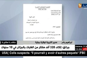 مدير التربية لبجاية: “تمّ إخطارنا بتواجد هذاالقلم وسط التلاميذ..وعليه إتخذنا كل التدابير”