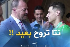 بالفيديو.. حطّاب يُهنىء سباحا جزائريا مُتألقا بطريقته الخاصة