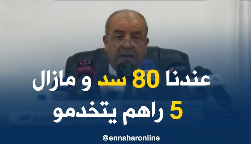 وزير الموارد المائية/ “الجزائر تملك 80 سد كبير كما تجري الأشغال بـ 5 سدود أخرى”