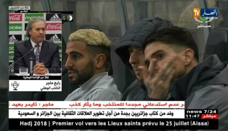 رابح ماجر/”لا توجد اي قضية مع محرز و ما بثار مجرد تأويلات”