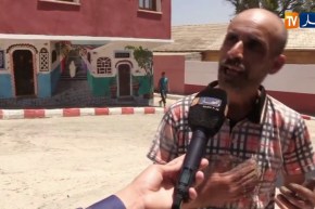 شباب يستغل الحجر الصحي بالإبداع في الرسم على الجدران