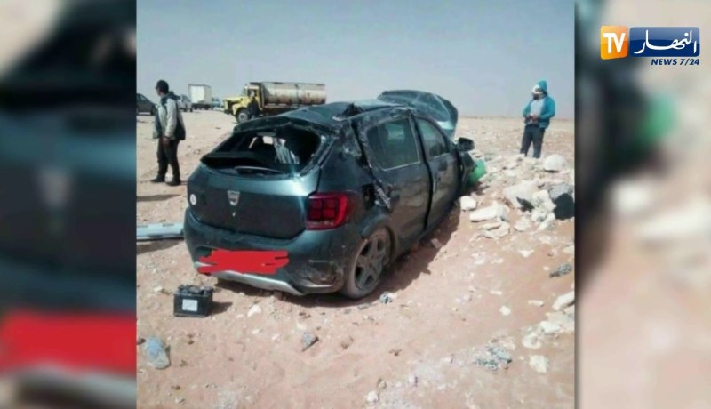 الأغواط: حادث مرور خطير يخلف وفاة شخص وإصابة آخر بجروح بليغة