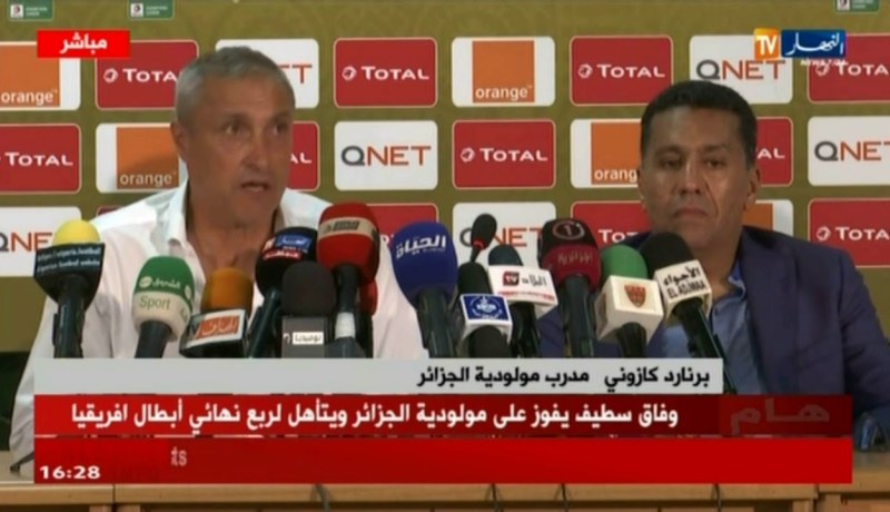 كازوني :”الوفاق أكثر خبرة منا ولازالت أمامنا 3 جبهات”!