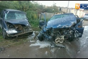 إصابة 7 أشخاص في إصطدام بين سيارتين بعين تموشنت