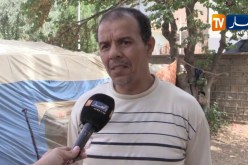 تلمسان: عائلة تتخذ من خيمة مأوى لها منذ شهر