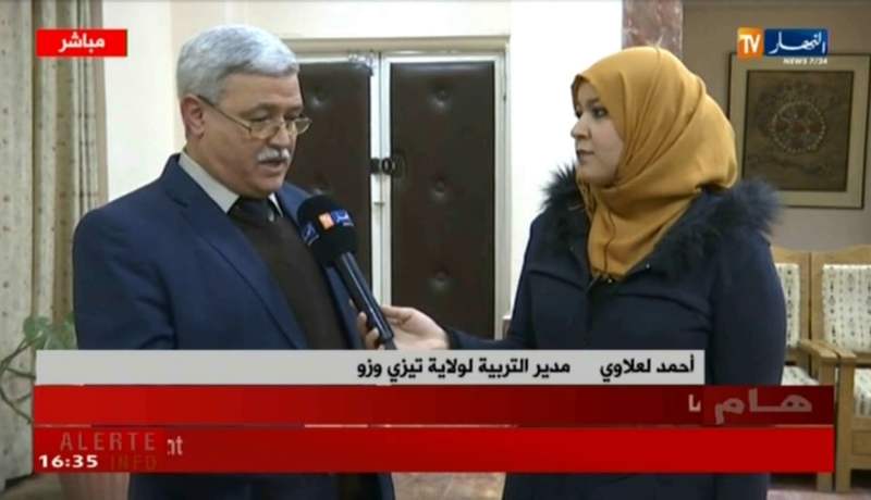 موفدة تلفزيون النهار إلى تيزي وزو / سيكون هناك تعويض للدروس بإستغلال أوقات الفراغ