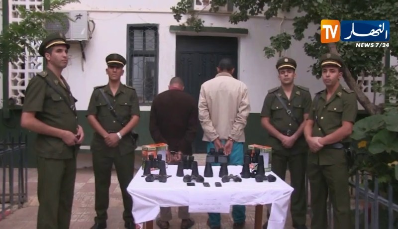 النعامة/ الدرك الوطني يحجز 08 مناظير مختلفة الأحجام والأنواع