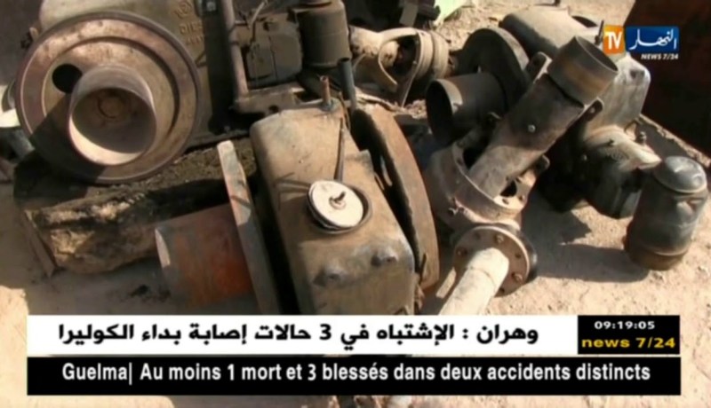 بسكرة : كارثة بيئية تهدد أولاد جلال بعد تلوث مياه سقي الواحات !!