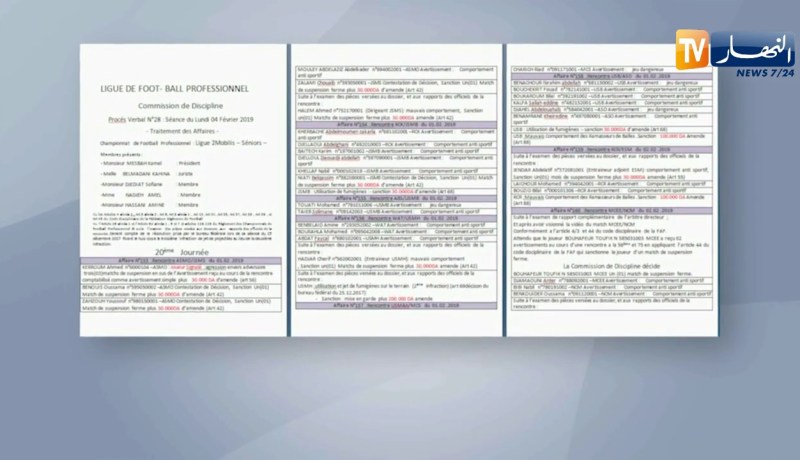 معاقبة مدرب إتحاد الحراش “شريف حجار” ولاعب جمعية وهران “أحمد كروم”