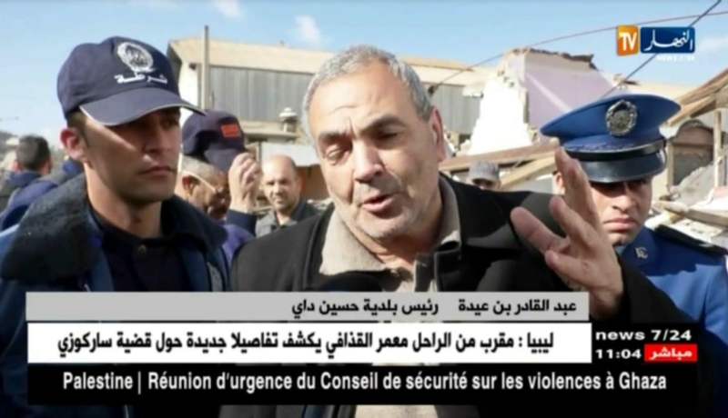 إنهيار جدار لمصنع قديم بسبب الرياح يخلف إصابة شخص بحسين داي