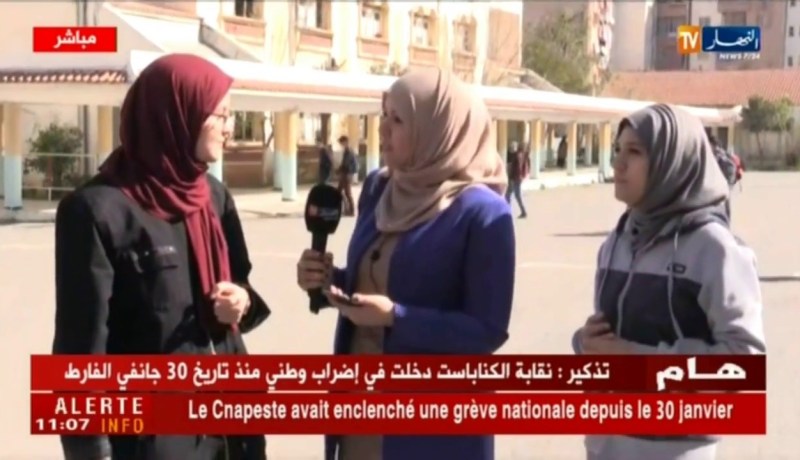 موفدة تلفزيون النهارإلى البليدة/”فرحة التلاميذ بعودة أساتذتهم إلى مناصبهم”