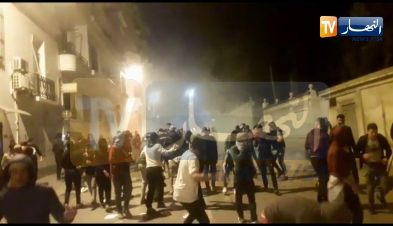 أعمال شغب وتكسير بعد مظاهرات العاصمة
