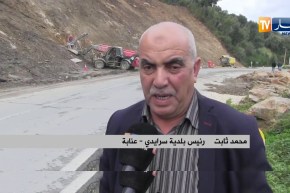 عنابة/ مياه الأمطار تتسبب في إنجراف التربة بسرايدي
