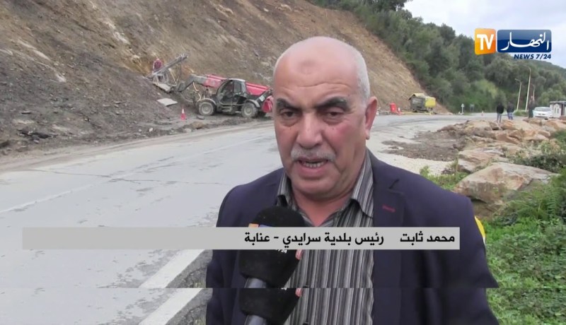 عنابة/ مياه الأمطار تتسبب في إنجراف التربة بسرايدي