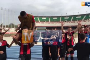 شاهد..فرحة لاعبي إتحاد العاصمة بعد التأهل إلى ربع نهائي كأس الكاف