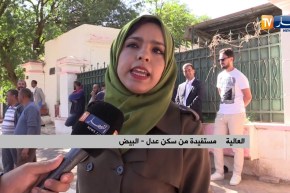 البيض/ المستفيدون من سكنات عدل 2 يحتجون ويطالبون بمشاريع التهيئة