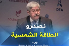 أويحيى : ” سنقوم بتطوير إمكانيات تصدير الغاز والطاقة الشمسية إلى أوروبا “