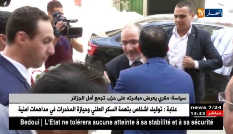 سياسة: مقري يعرض مبادرته على حزب تجمع أمل الجزائر