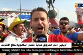 فرحة الجماهير البلجيكية بعد الفوز على تونس