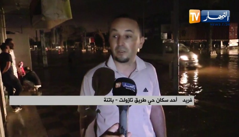 باتنة : أمطار غزيرة تخلف خسائر مادية معتبرة في عدة بلديات