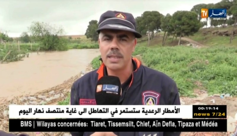 سيدي بلعباس: الحماية المدنية تواصل عملية البحث عن شخص سقط في واد مكرة