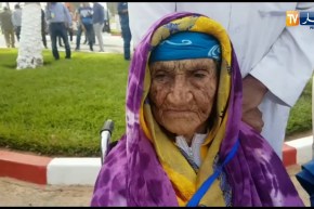 مسنة تستقبل الوزير بدوي بحاسي مسعود