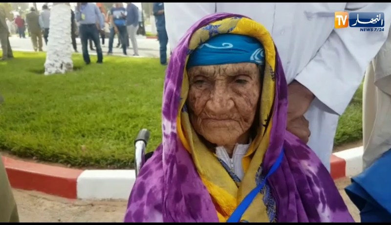 مسنة تستقبل الوزير بدوي بحاسي مسعود