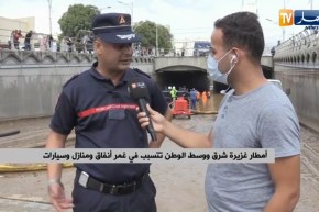 “الحماية المدنية : عملية شفط المياه متواصلة لإعادة فتح “نفق الرويسو