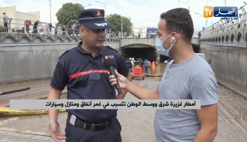 “الحماية المدنية : عملية شفط المياه متواصلة لإعادة فتح “نفق الرويسو