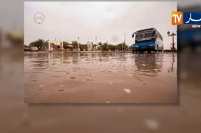 أدرار: تساقط أمطار غزيرة بالمناطق الجنوبية للولاية