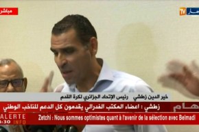 عنابة: ندوة صحفية لرئيس الفاف خير الدين زطشي بعد إنتهاء أشغال المكتب الفدرالي