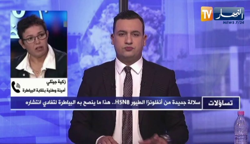 زكية جيتلي:  سبب ظهور أنفلونزا الطيور H5N8 هو الطيور المهاجرة ولا وجود للقاح له