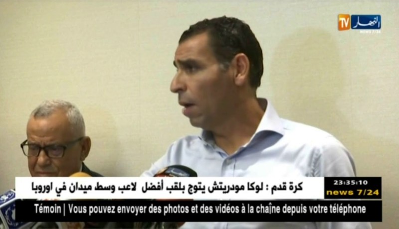 زطشي: متفائلون بمستقبل الخضر بقيادة بلماضي.. والهدف الأقرب هو الكان