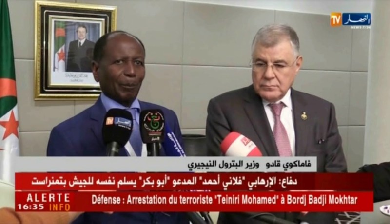 طاقة/ الجزائر والنيجر تبحثان سبل التعاون في مجال البترول