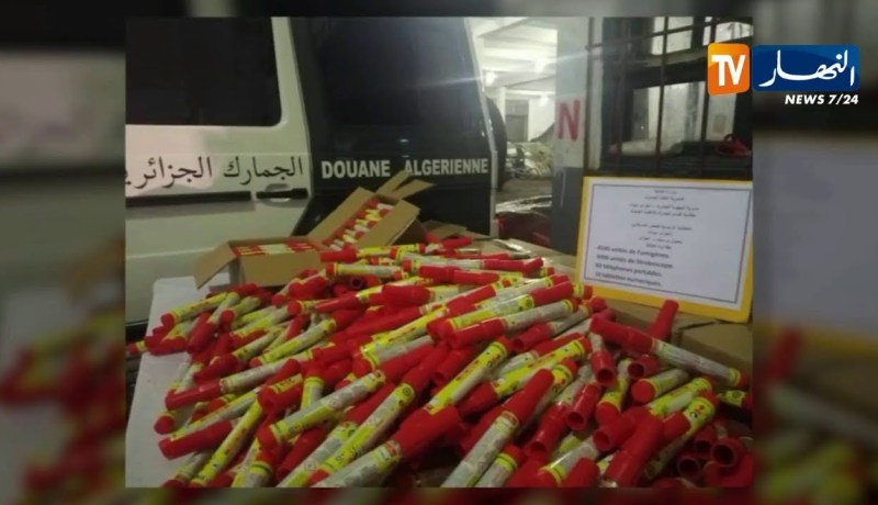 جمارك/ حجز 7500 وحدة من المفرقعات بميناء الجزائر